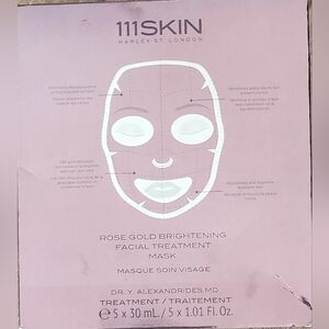 111Skin Rose Gold Brightening Facial Treatment Masks (5 included in box)